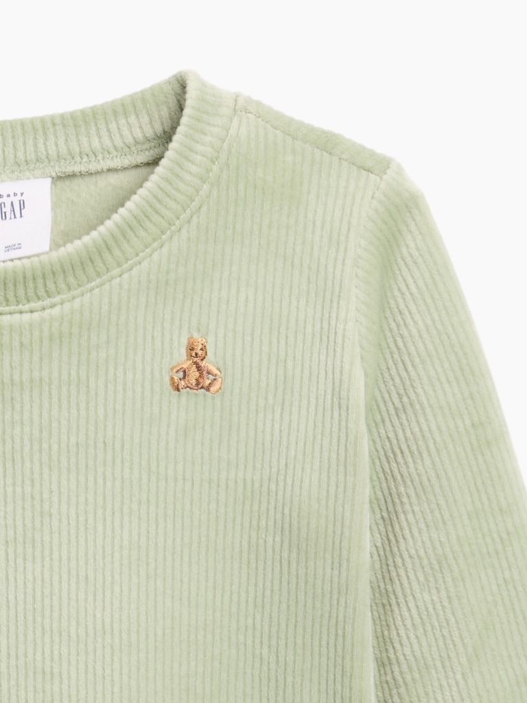 Baby Brannan Bear Ribbed Two-Piece Outfit Set