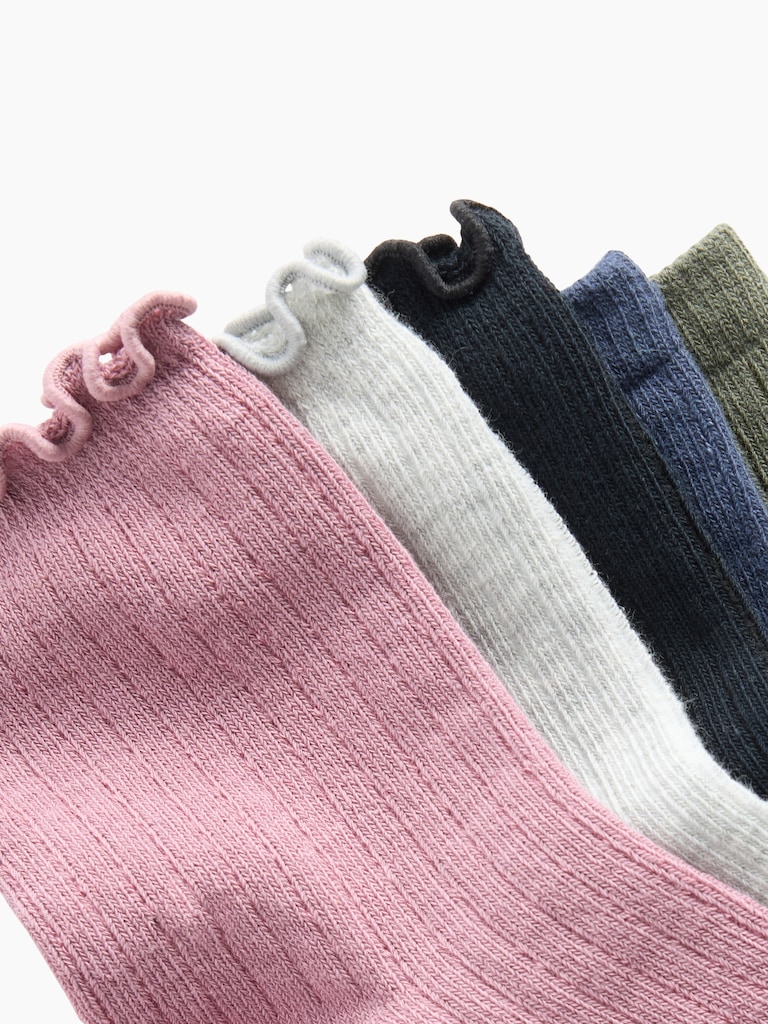 Kids Ruffle Crew Socks (7-Pack)