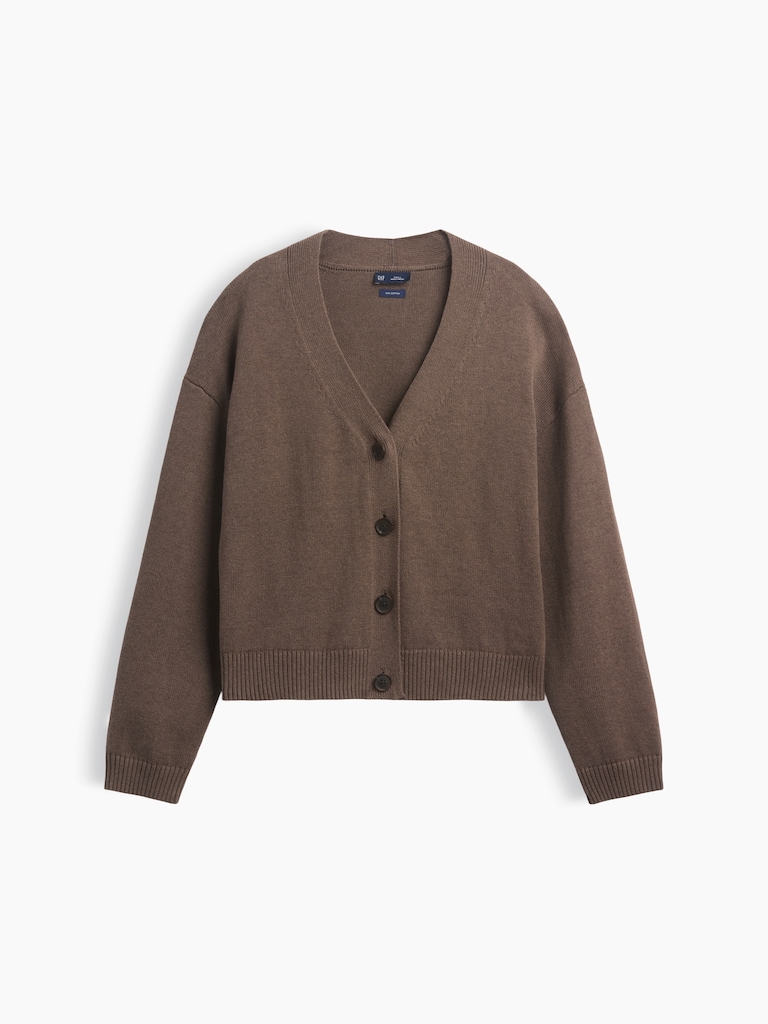 100% Cotton Oversized Cardigan Sweater