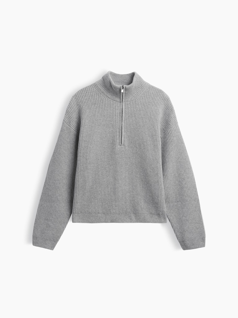CashSoft Oversized Half-Zip Pullover