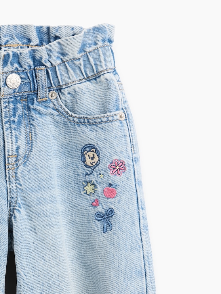 Baby & Toddler Embroidered Horseshoe Jeans