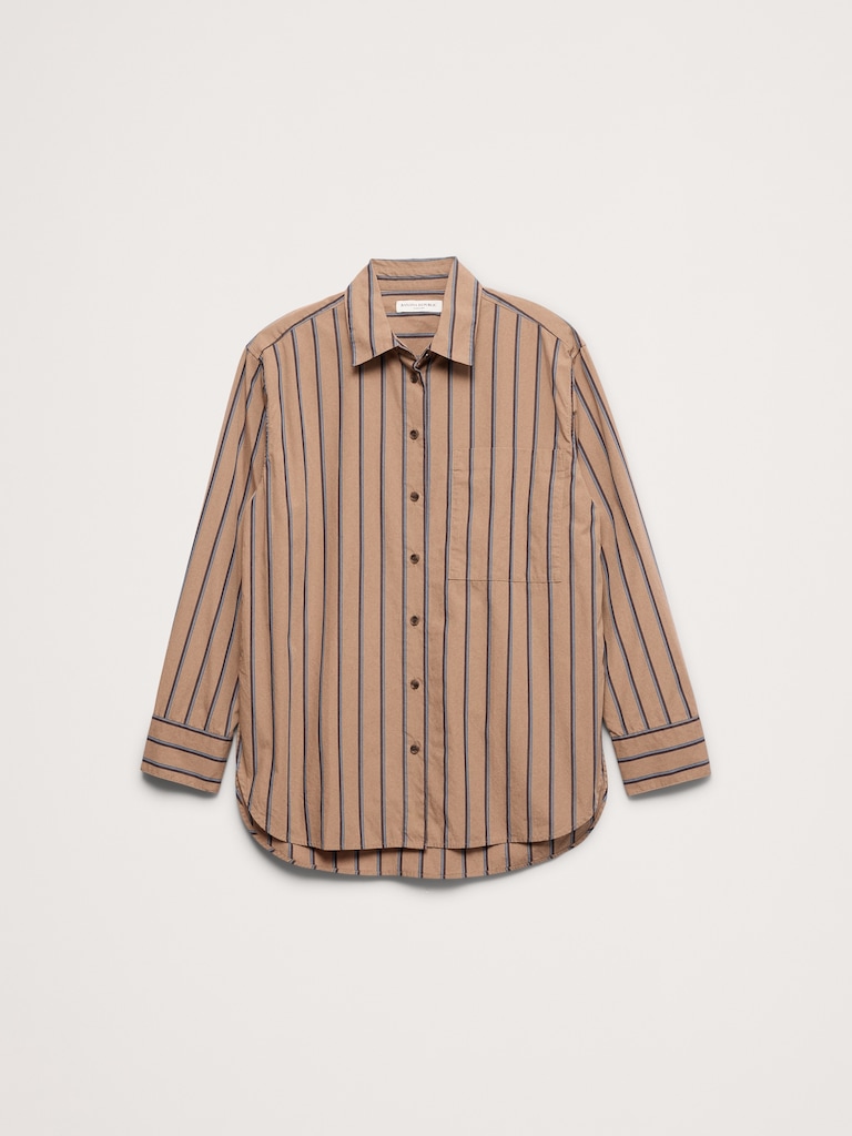 The Oversized Shirt in Cotton Poplin