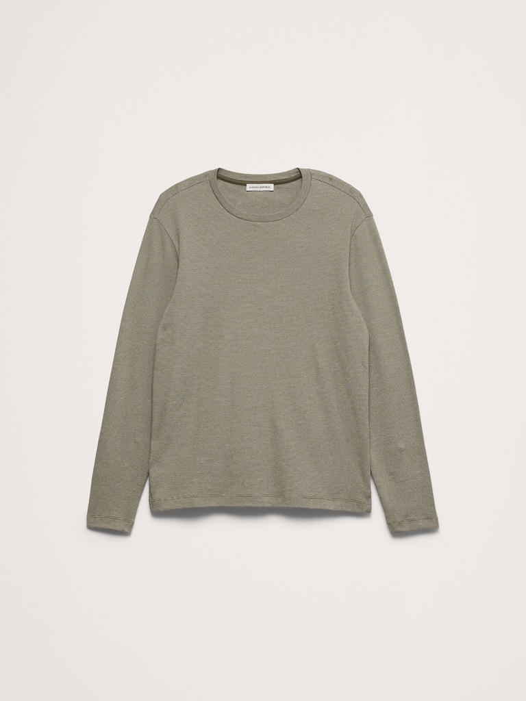 Luxury-Touch Long-Sleeve T-Shirt
