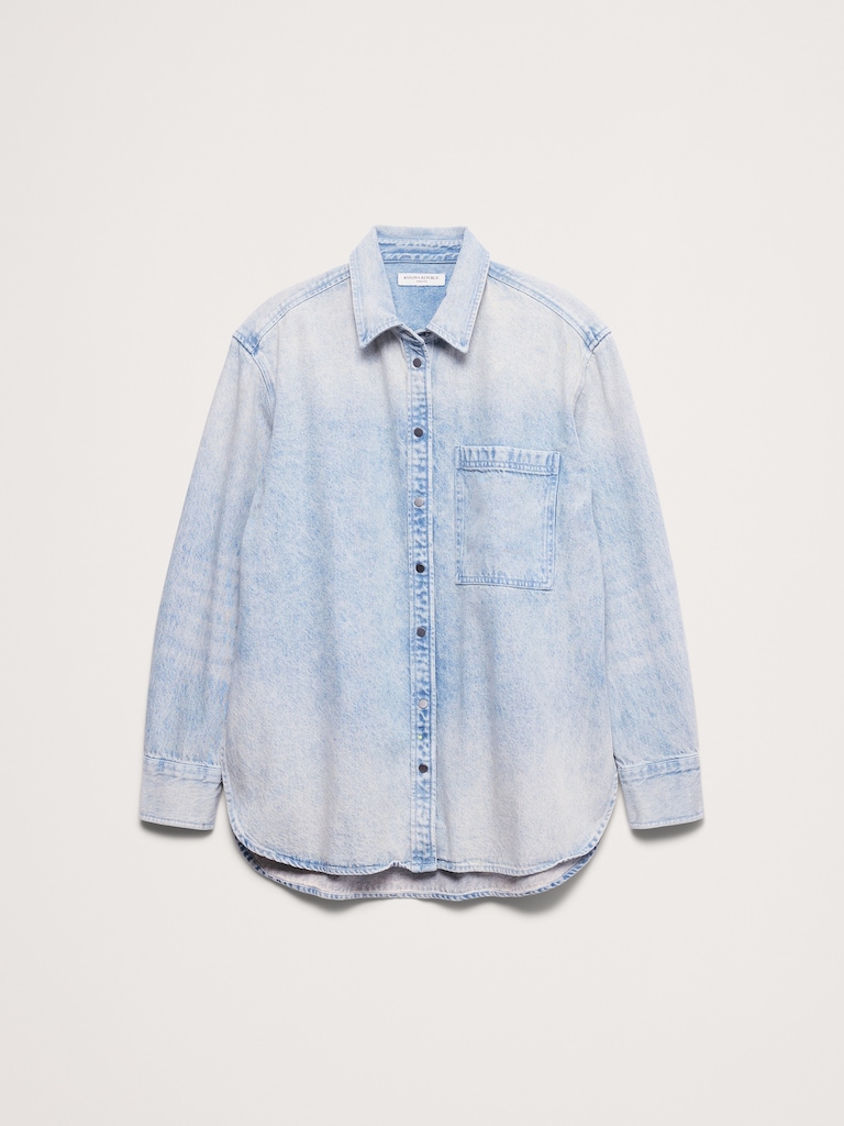 The Oversized Denim Shirt