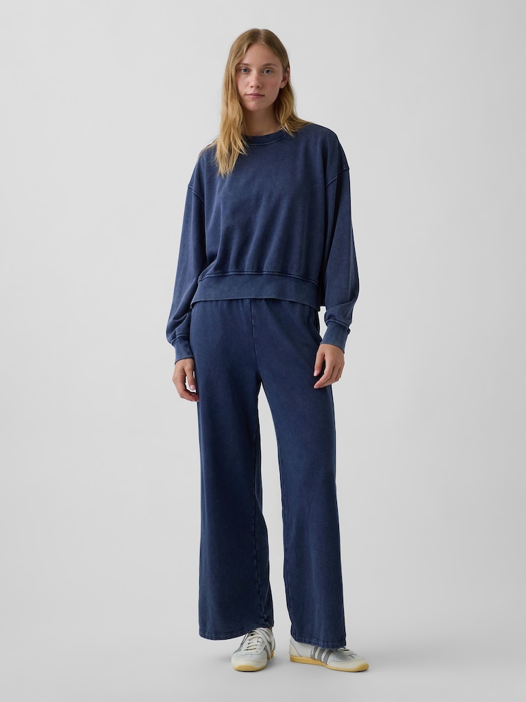 VintageSoft Terry Oversized Wedge Sweatshirt