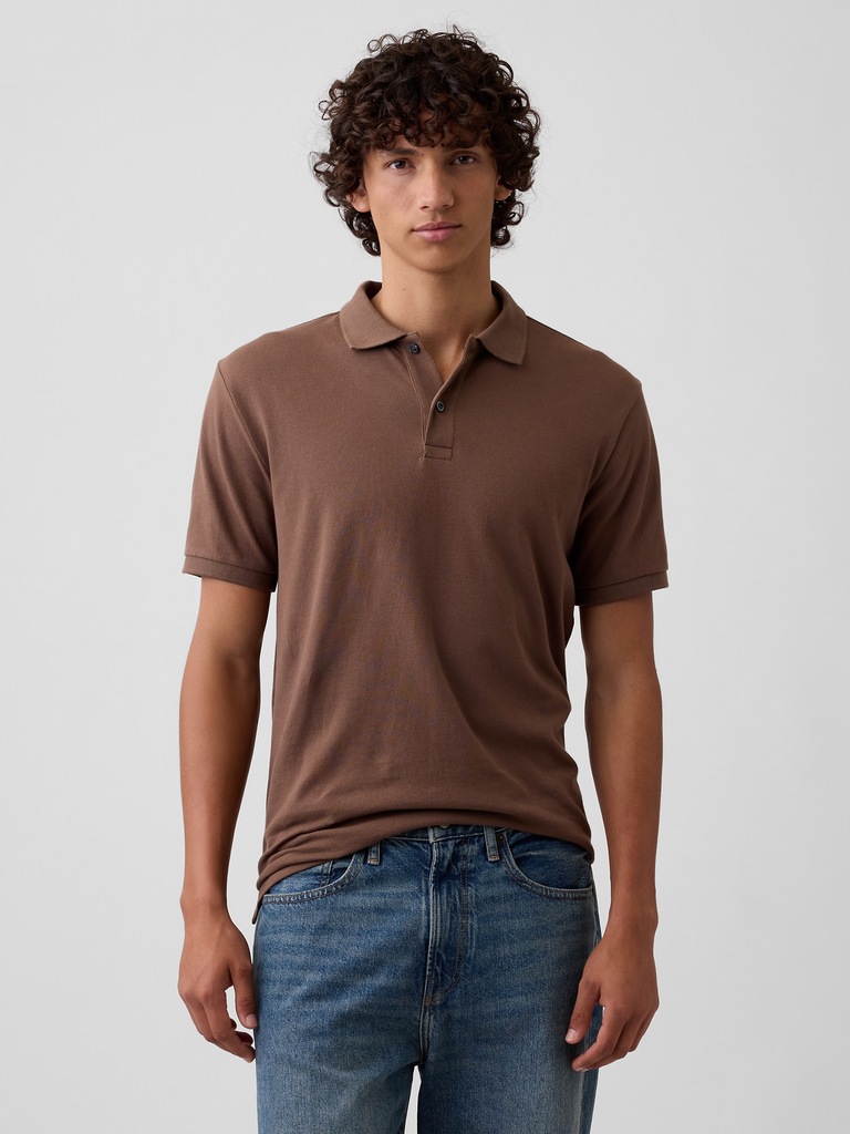 Stretch Pique Polo Shirt