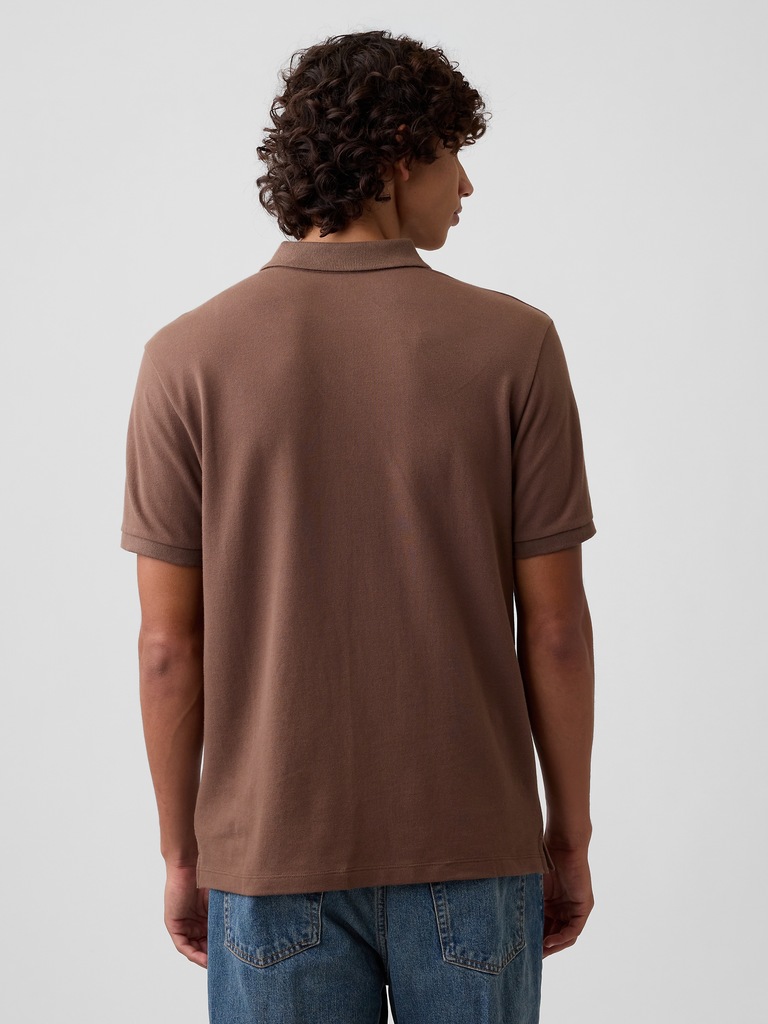 Stretch Pique Polo Shirt