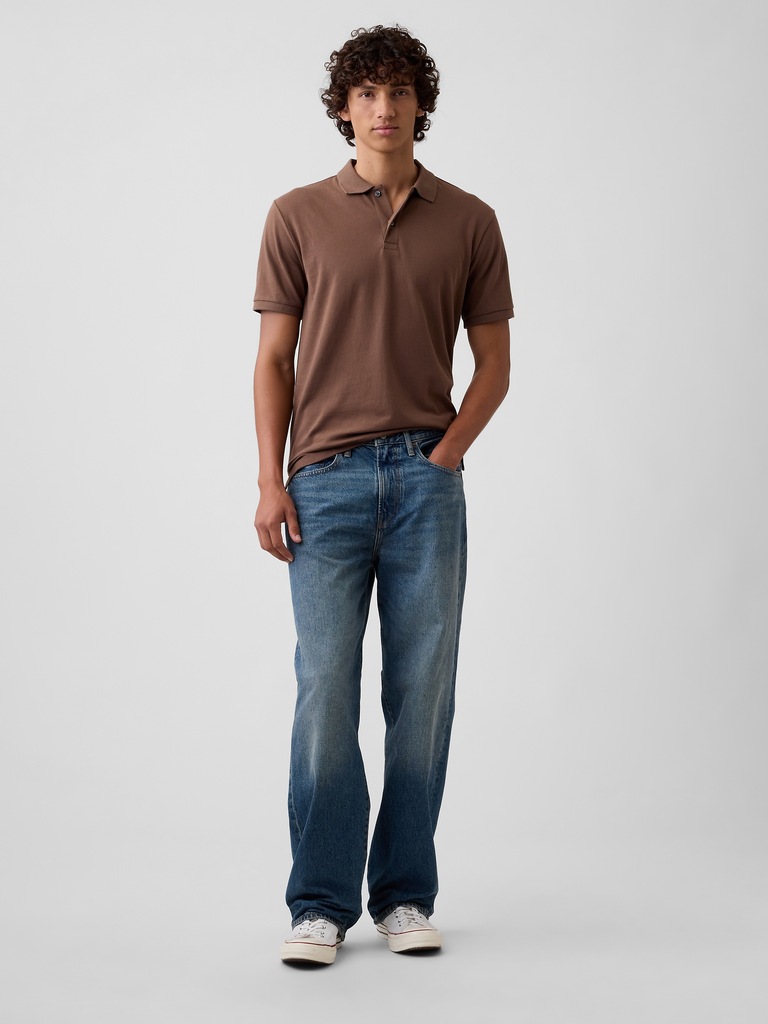 Stretch Pique Polo Shirt