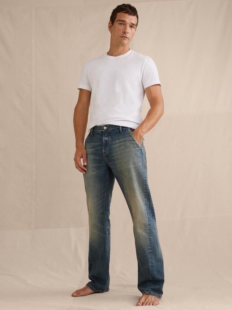Straight Twisted Seam Jean