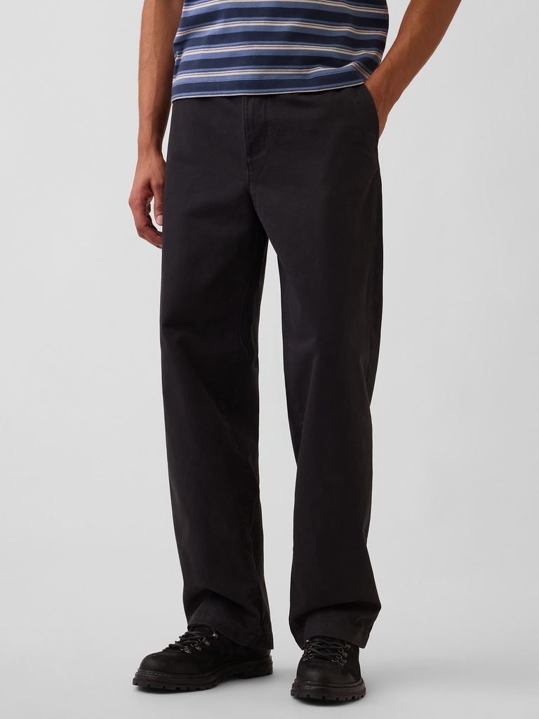Heavyweight Twill Baggy Khakis