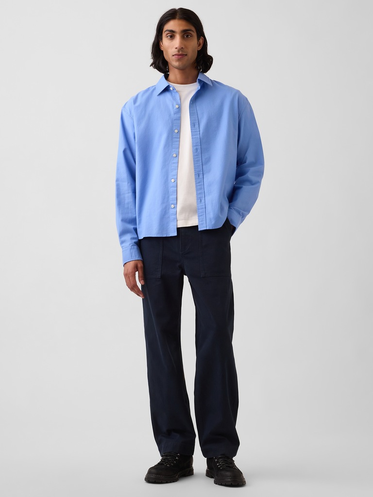 Herringbone '90s Loose Pants