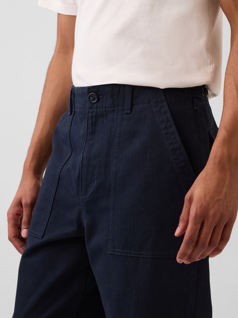 Herringbone '90s Loose Pants