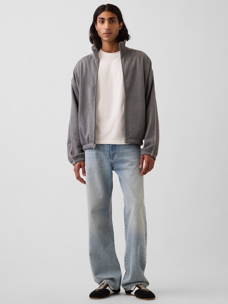 Heavyweight Oversized Zip Jacket