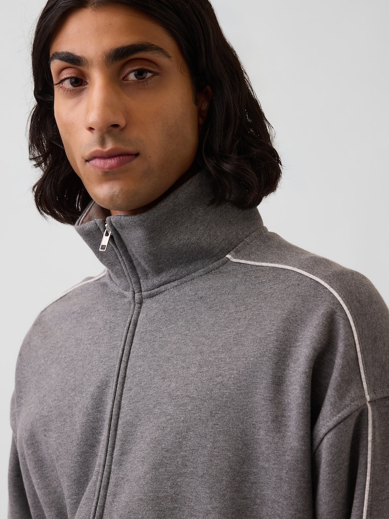 Heavyweight Oversized Zip Jacket
