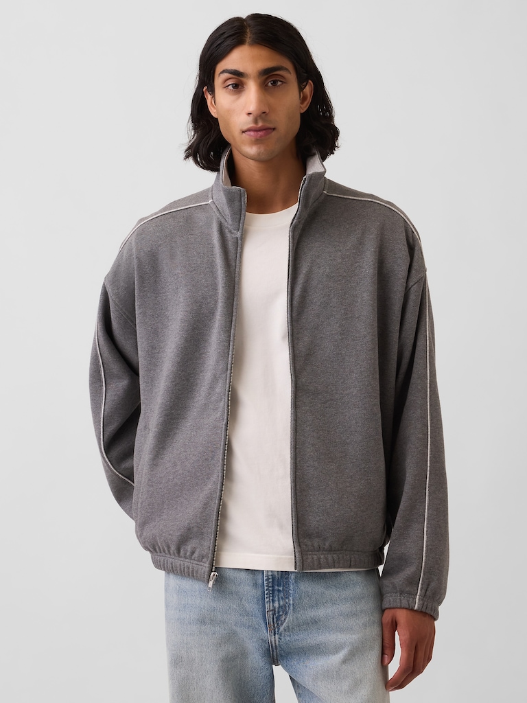 Heavyweight Oversized Zip Jacket