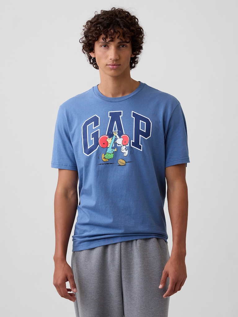 Peanuts Everyday Soft Relaxed Gap Logo T-Shirt