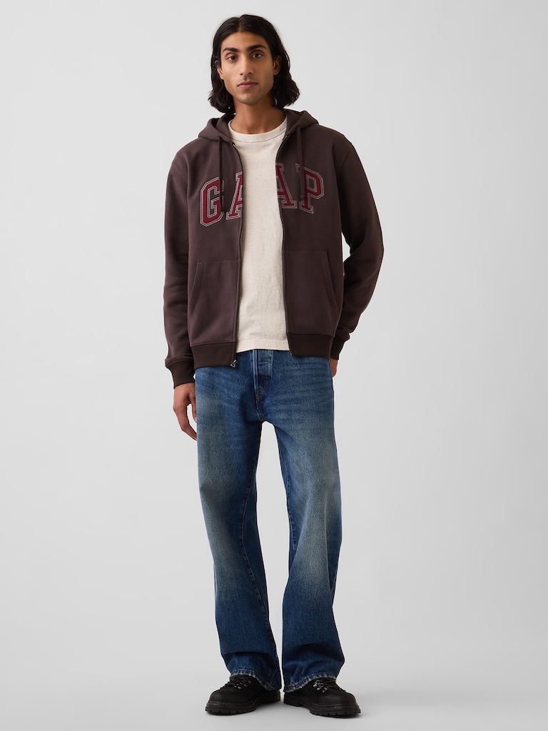 Adult VintageSoft Arch Logo Zip Hoodie