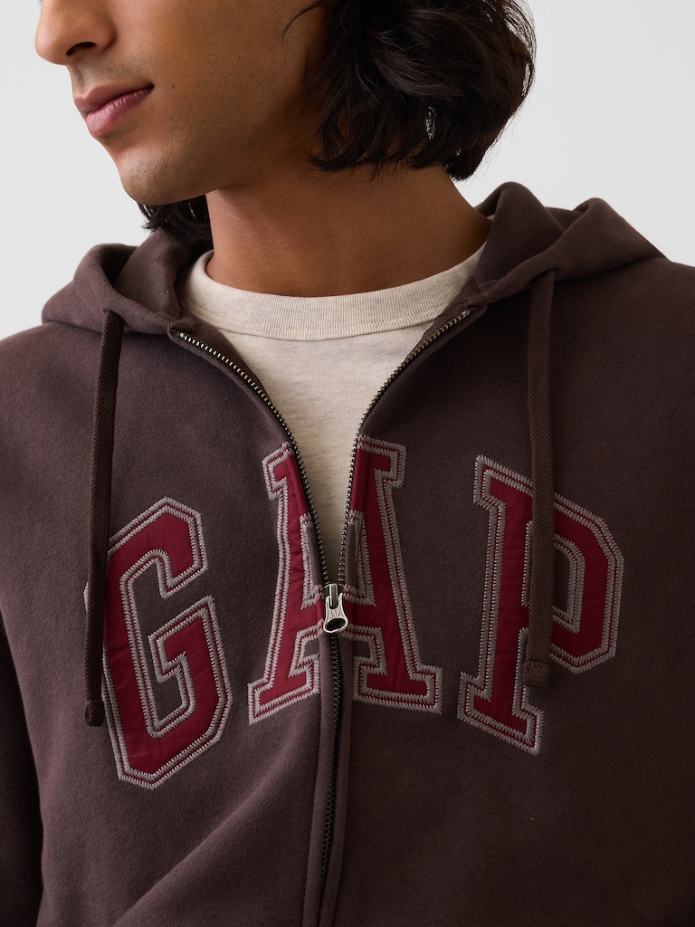 Adult VintageSoft Arch Logo Zip Hoodie