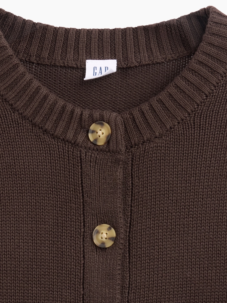 Crewneck Cardigan