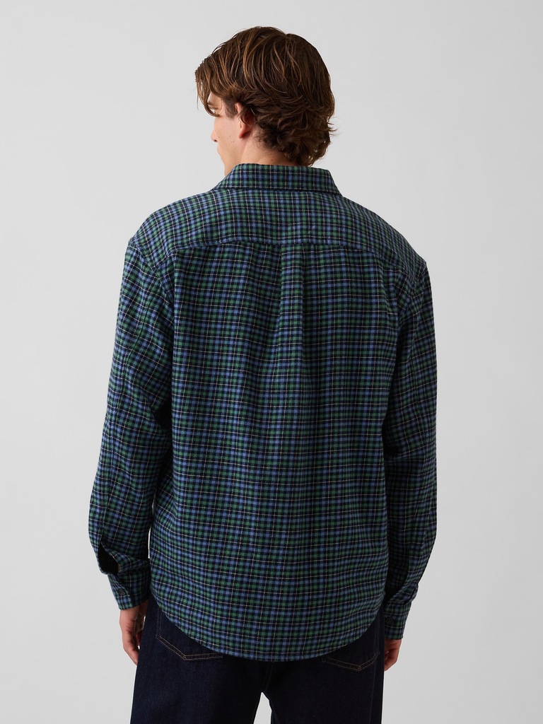 Relaxed Flannel Shirt
