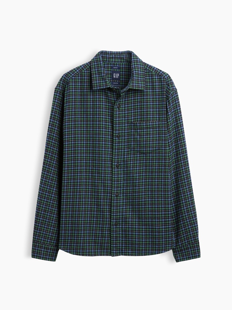Relaxed Flannel Shirt