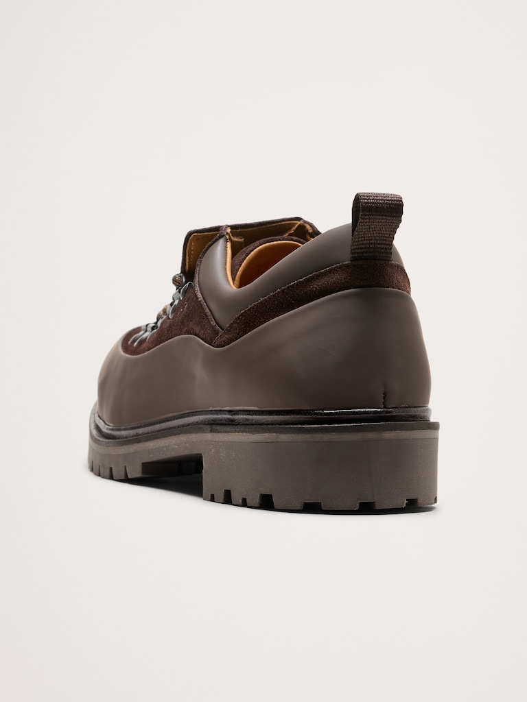 Italian Suede-Leather Hiking Shoe