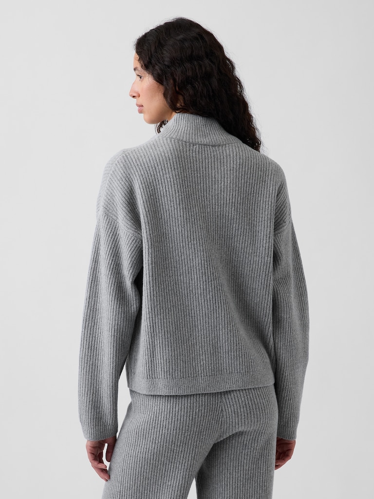CashSoft Oversized Half-Zip Pullover