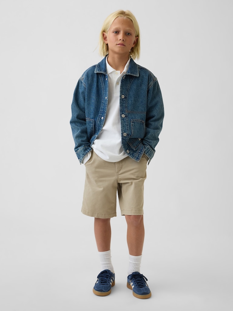 Kids Organic Cotton Uniform Polo Shirt