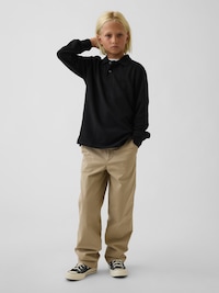 Kids Organic Cotton Uniform Polo Shirt