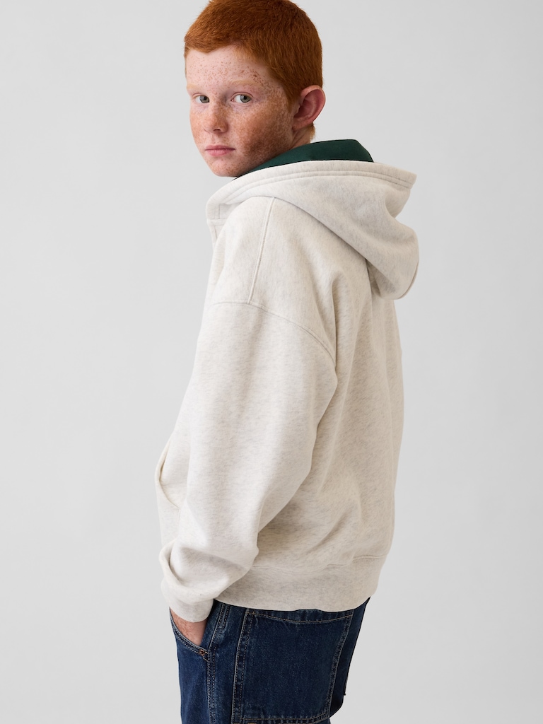 Kids VintageSoft Logo Zip Hoodie