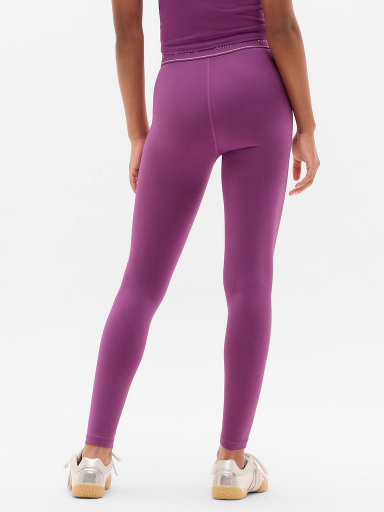 Athleta Girl High Rise Logo Chit Chat Legging