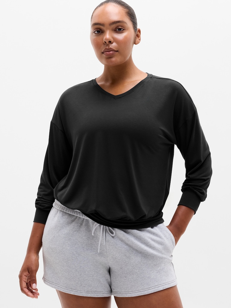 Move With Ease V-Neck Top