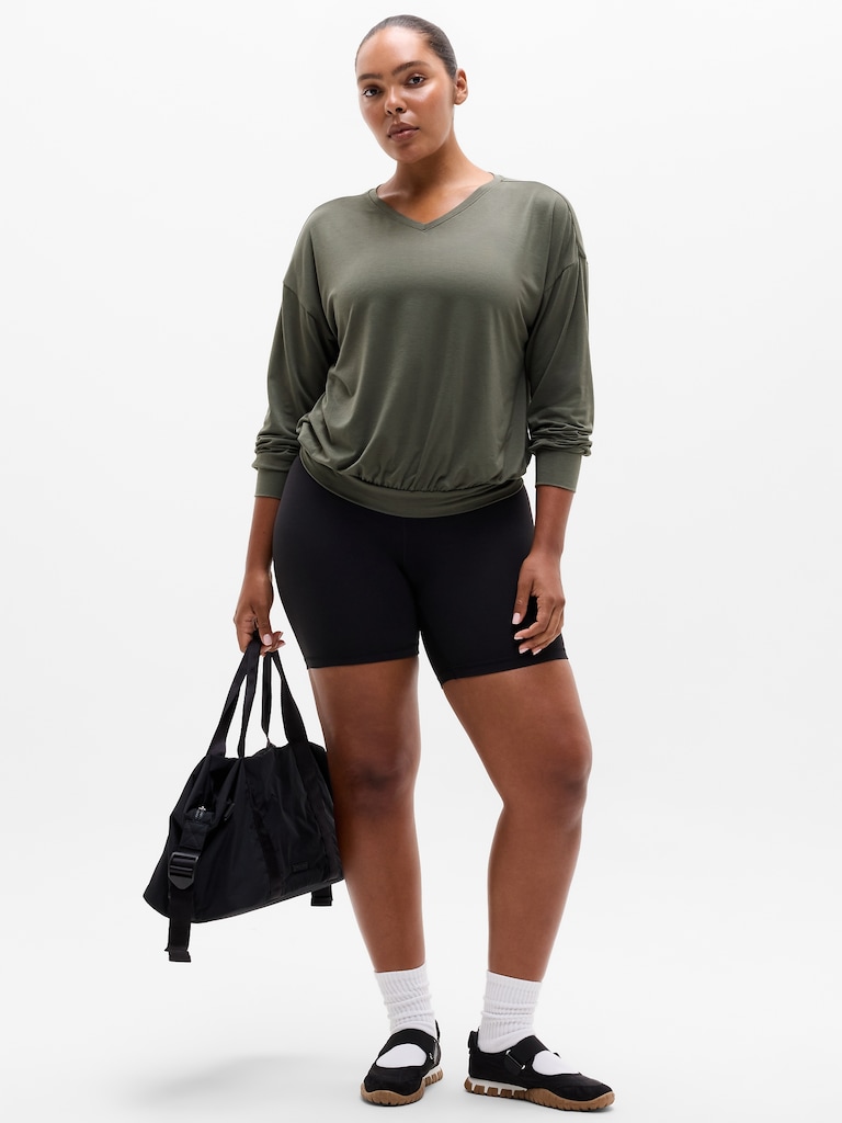Move With Ease V-Neck Top