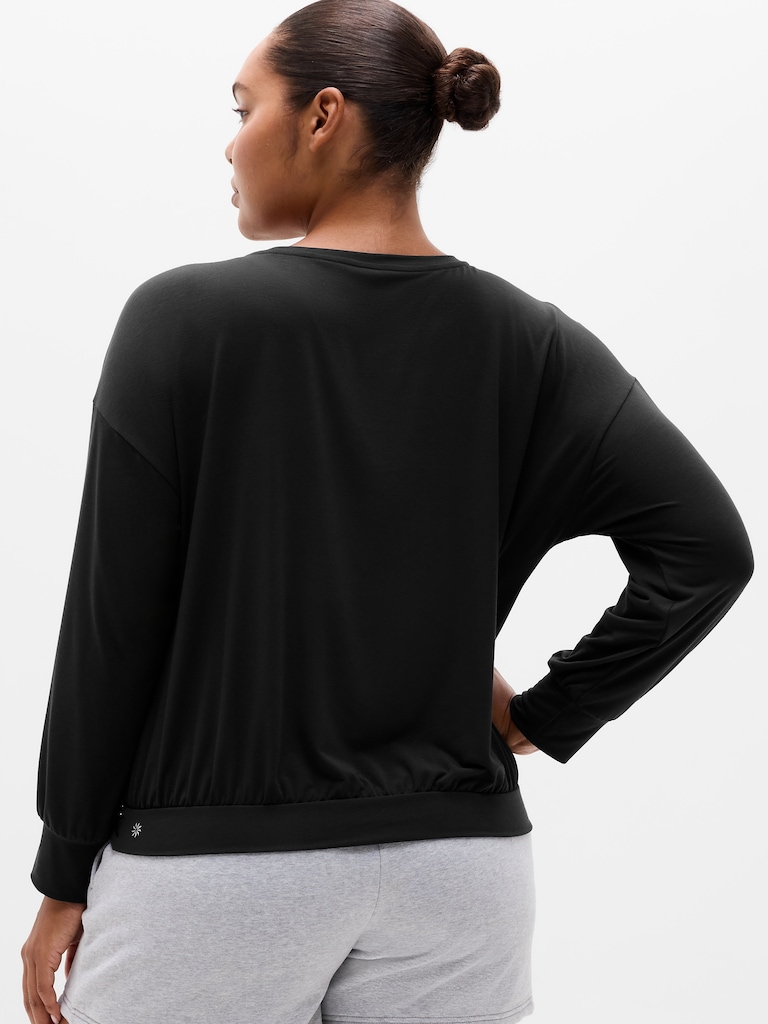 Move With Ease V-Neck Top
