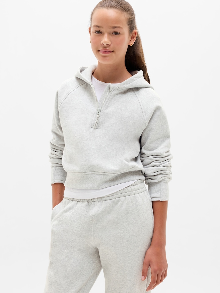 Athleta Girl All Day Half Zip Hoodie