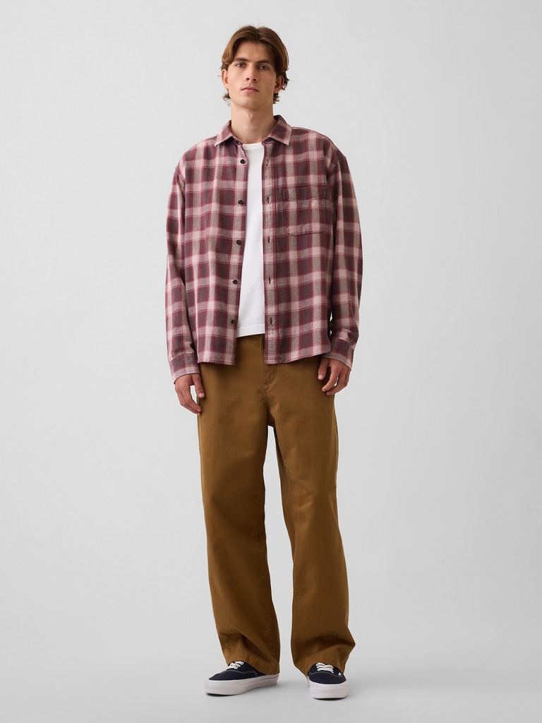 Heavyweight Twill Baggy Khakis