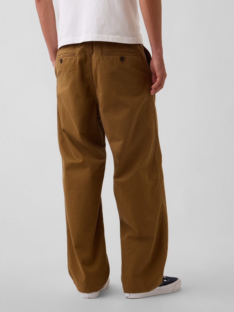 Heavyweight Twill Baggy Khakis