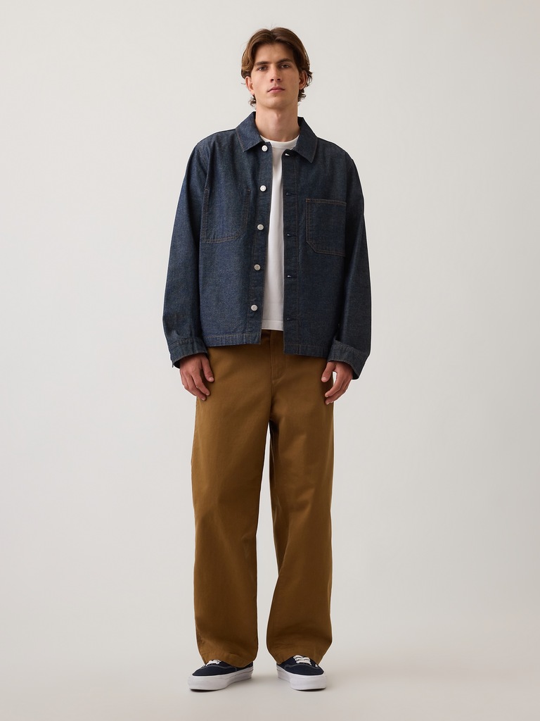 Heavyweight Twill Baggy Khakis