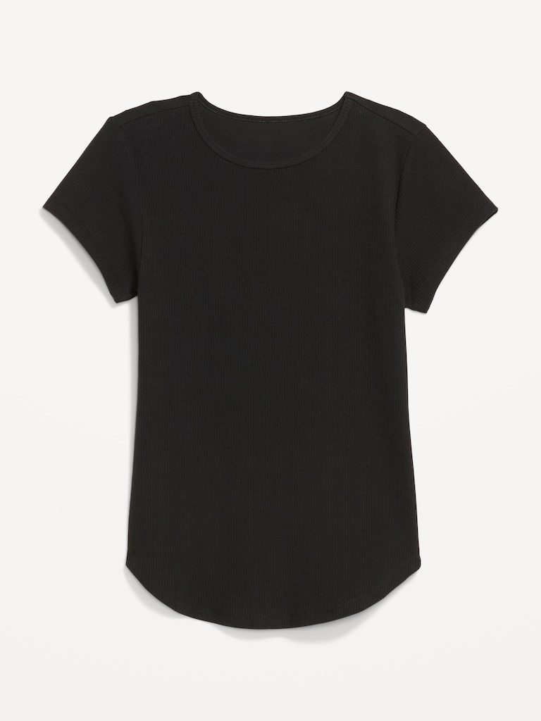 CloudLite Crew-Neck Ribbed T-Shirt