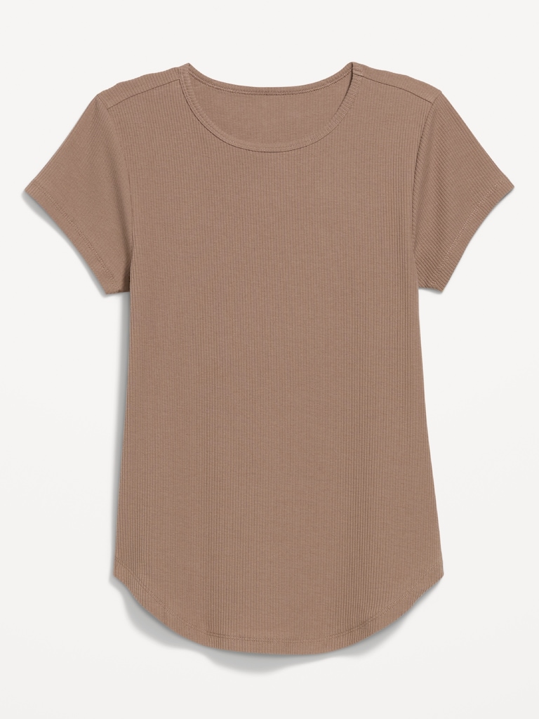 CloudLite Crew-Neck Ribbed T-Shirt