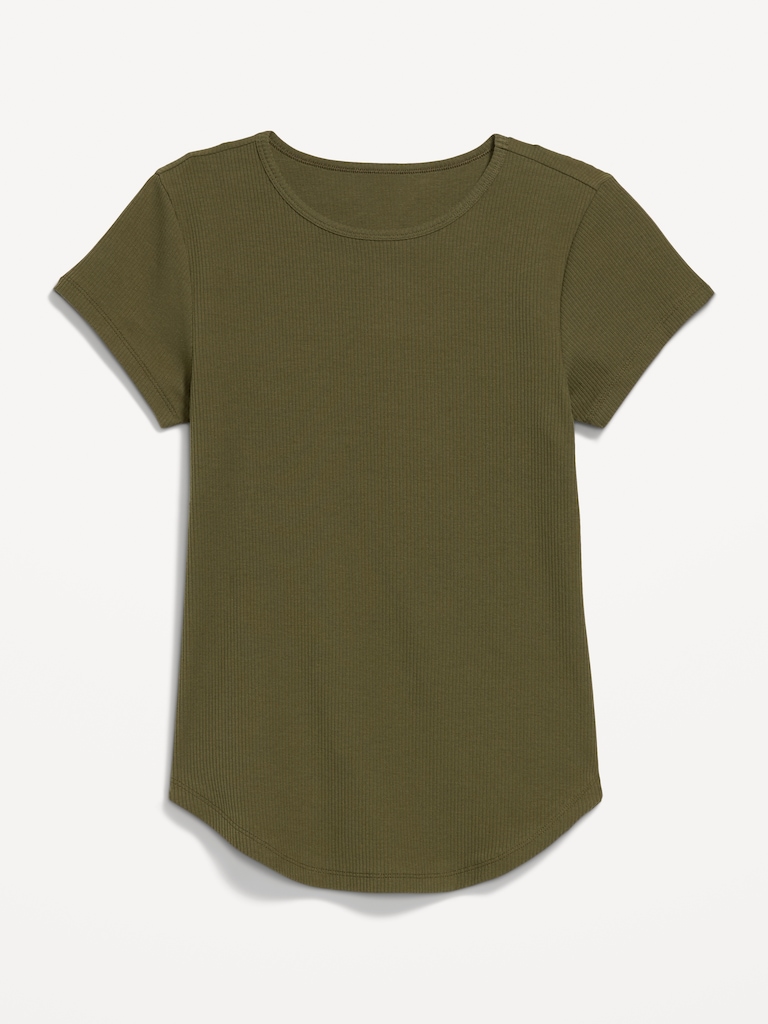CloudLite Crew-Neck Ribbed T-Shirt