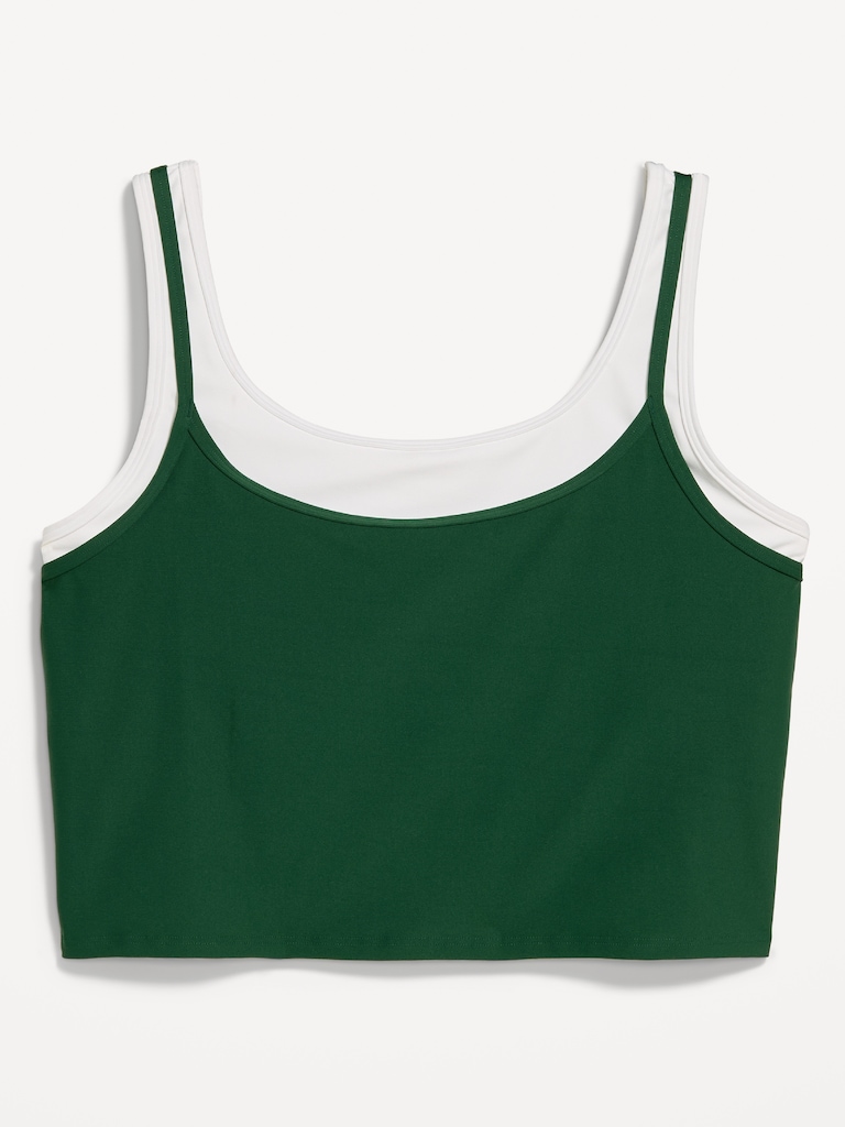 PowerSoft Layered Longline Bra