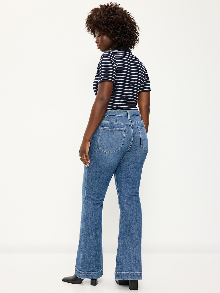 High-Waisted Flare Jeans
