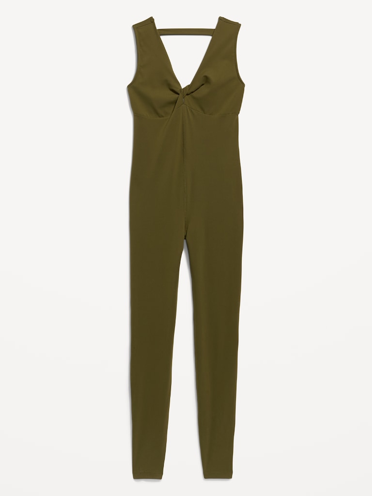 StudioSmooth Twist-Front Jumpsuit