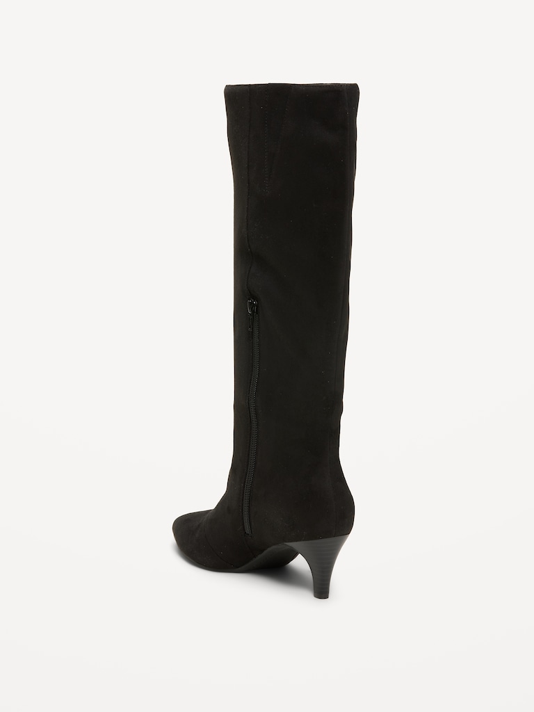 Tall Kitten-Heel Boots for Women