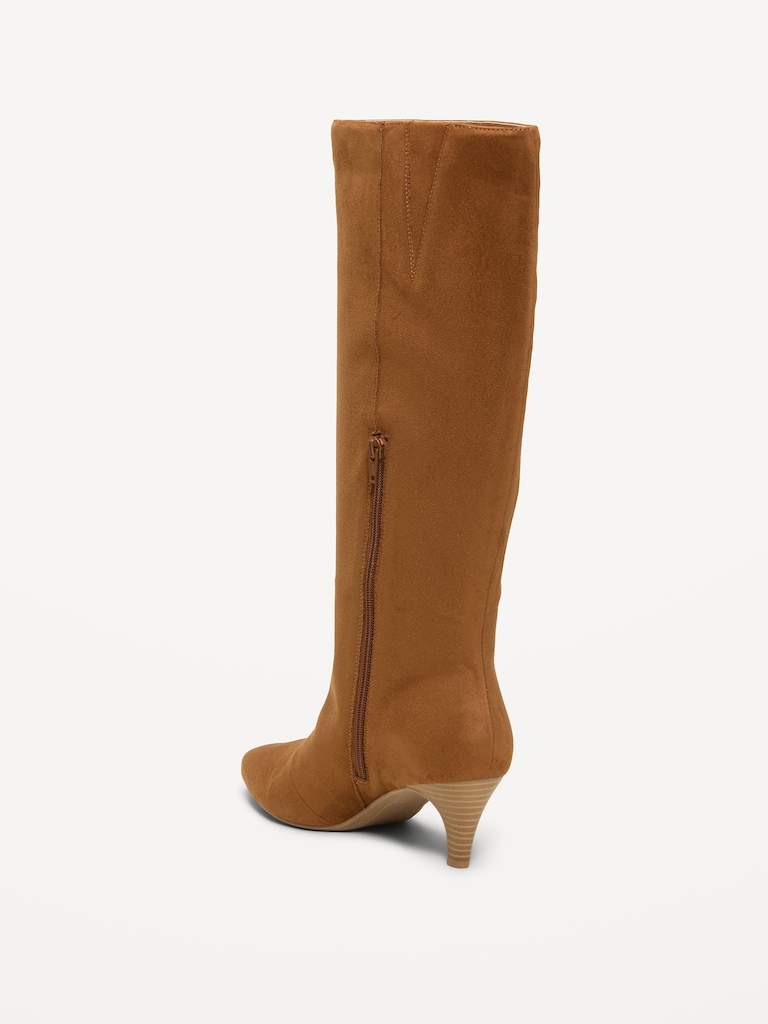 Tall Kitten-Heel Boots for Women