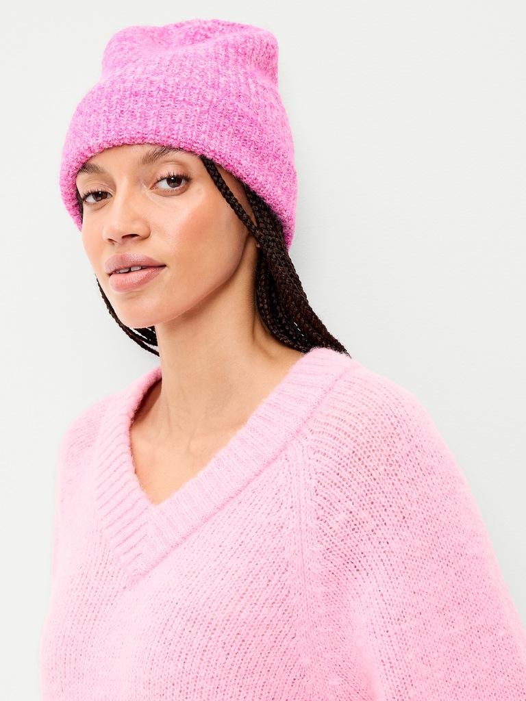 Ribbed Beanie for Women