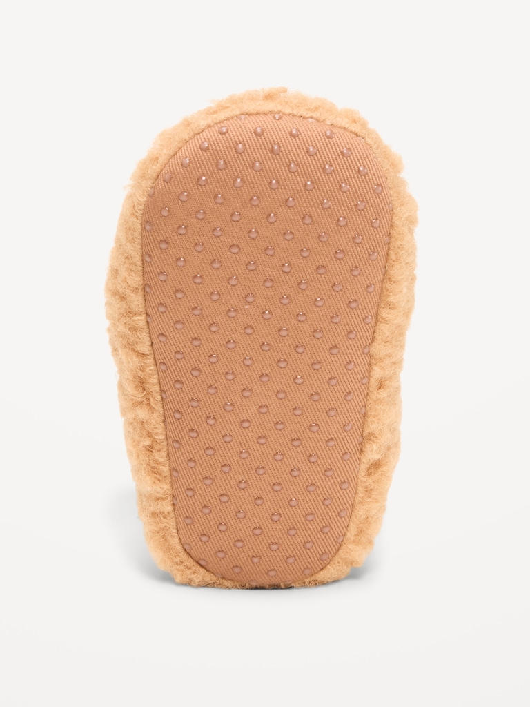 Critter Sherpa Slippers for Baby