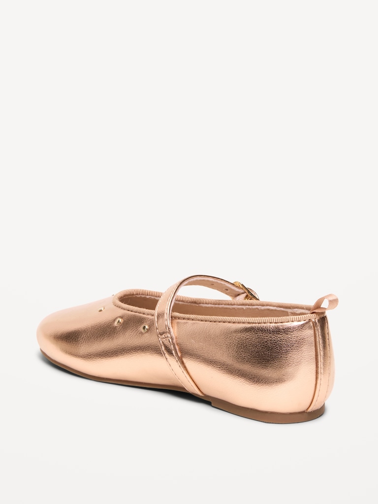 Shiny Faux-Leather Mary Jane Shoes for Toddler Girls