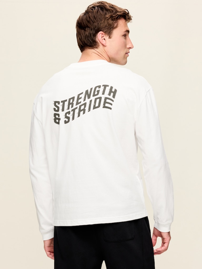 Lived-In Pro Long-Sleeve Graphic T-Shirt